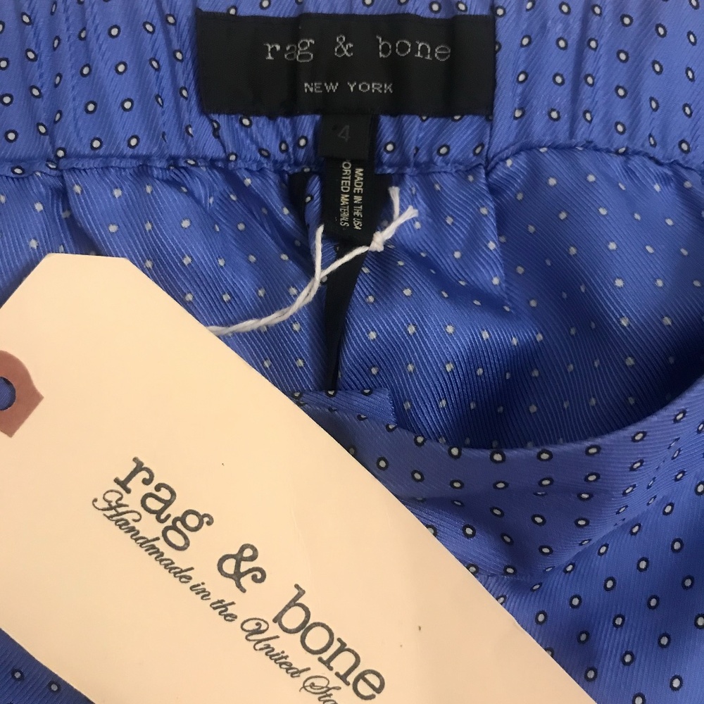 Rag & Bone 100% Silk Shorts - Picture 3 of 8